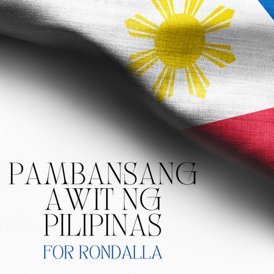 LUPANG HINIRANG (Pambansang Awit ng Pilipinas) - Rondalla Sheet Music by Musicondalla