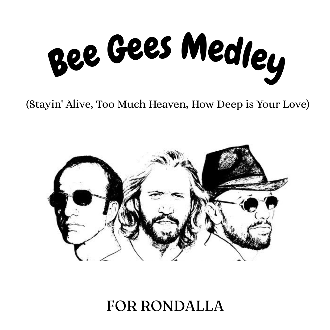 Bee Gees Medley - Rondalla Sheet Music by Musicondalla