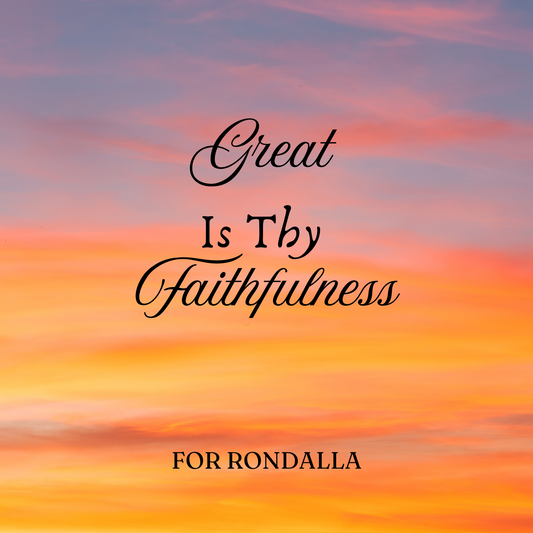 Great Is Thy Faithfulness - Rondalla Sheet Music by Musicondalla