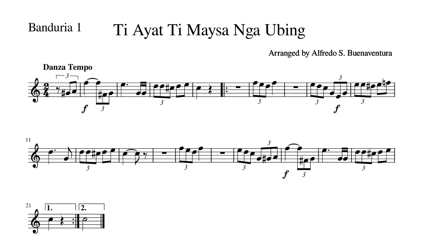Ti Ayat Ti Maysa Nga Ubing (Intermediate)