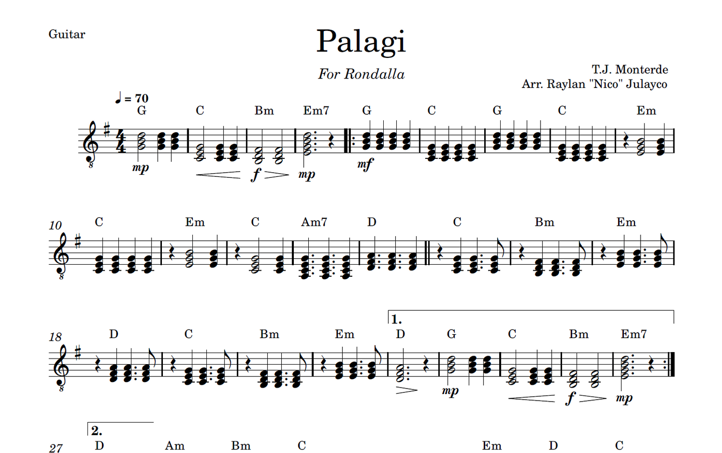 Palagi by TJ Monterde