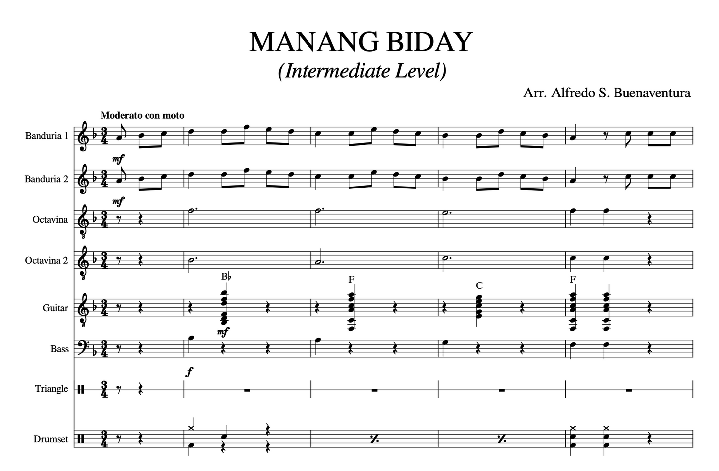 Manang Biday (Intermediate)