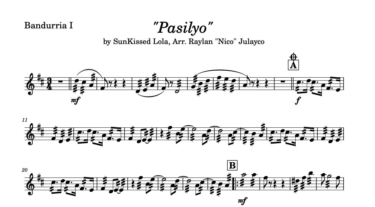 Pasilyo (parts only)