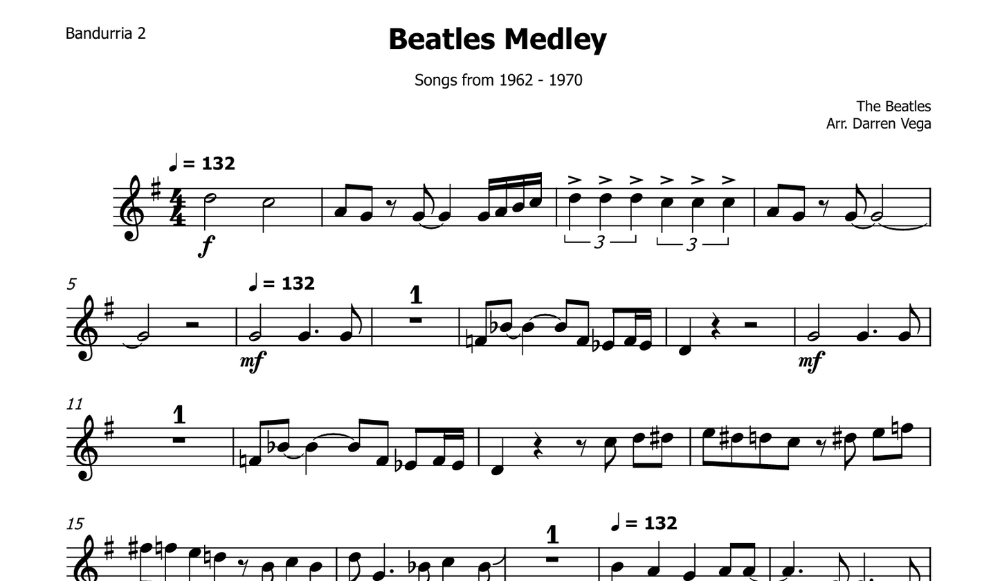 BEATLES MEDLEY
