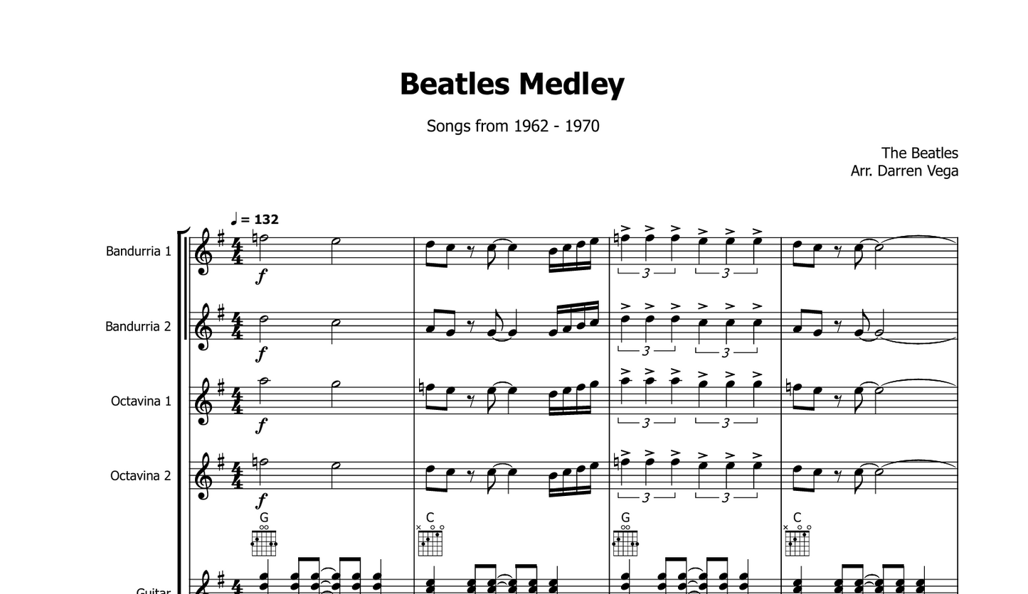 BEATLES MEDLEY