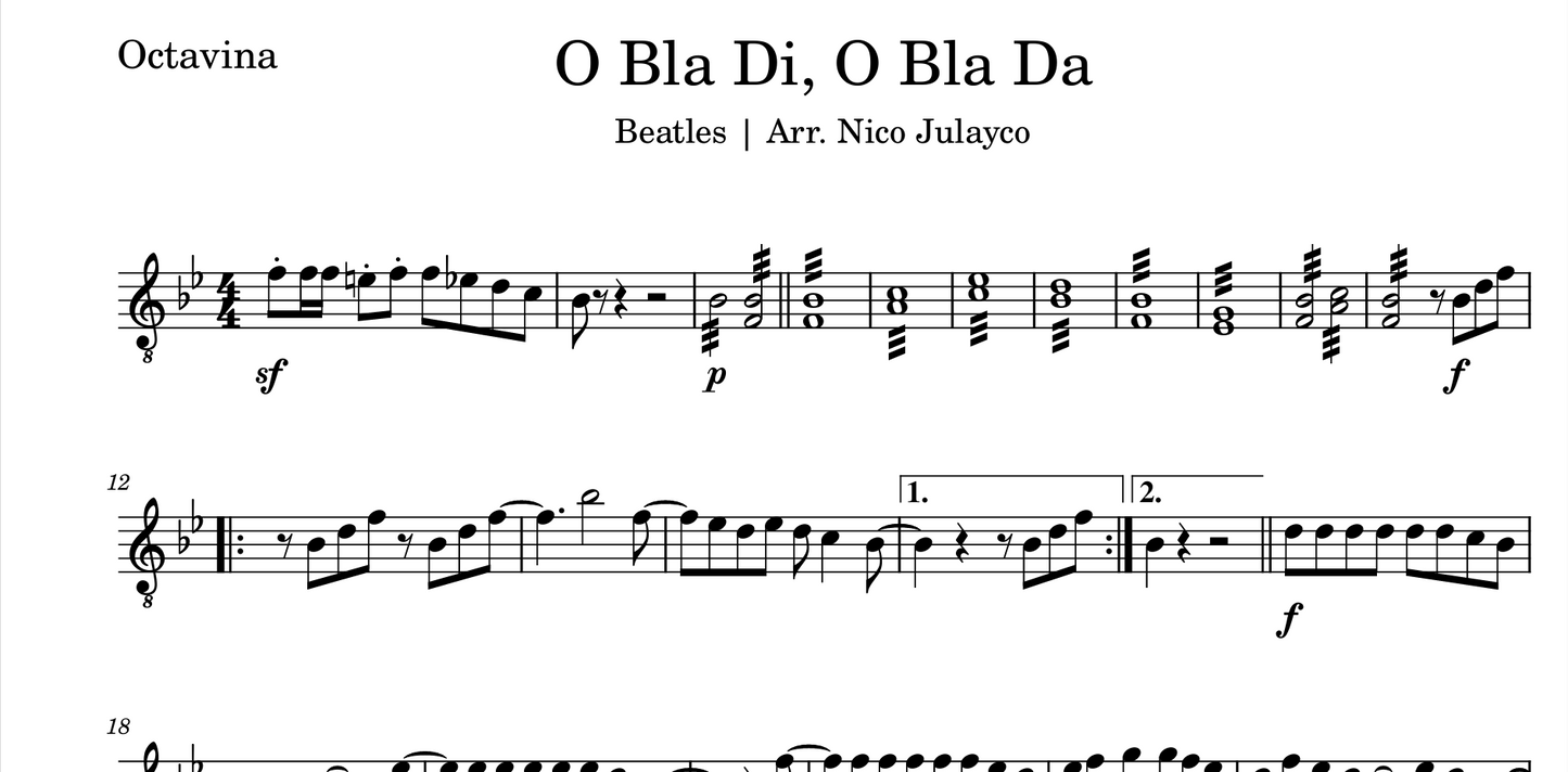 OBLADI OBLADA (parts only)