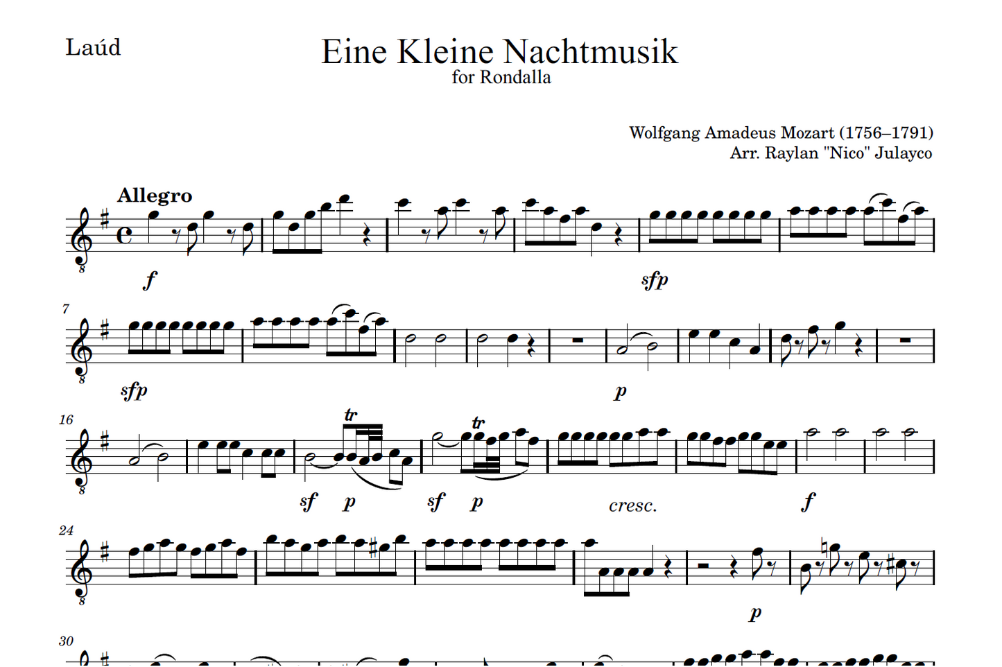 Eine Kleine Nachtmusik