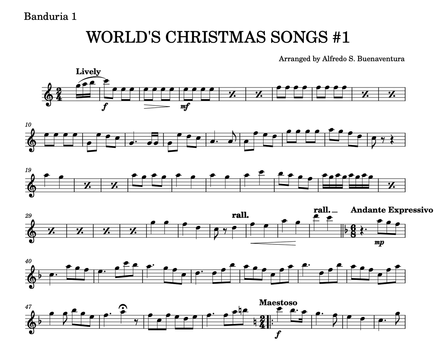 World's Christmas Songs #1