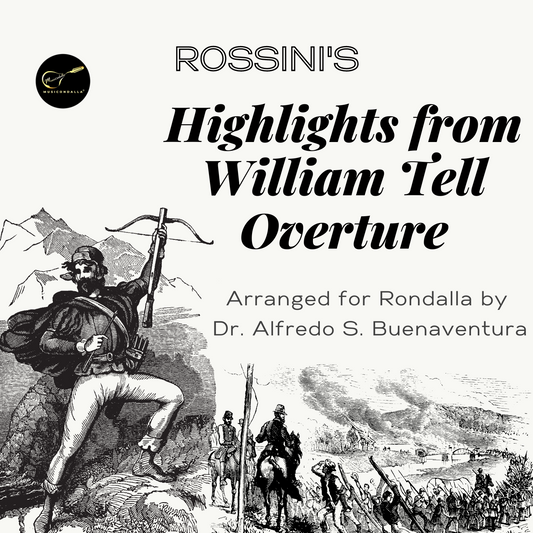 Highlights from William Tell Overture (Full Score) - Rondalla Sheet Music by Musicondalla