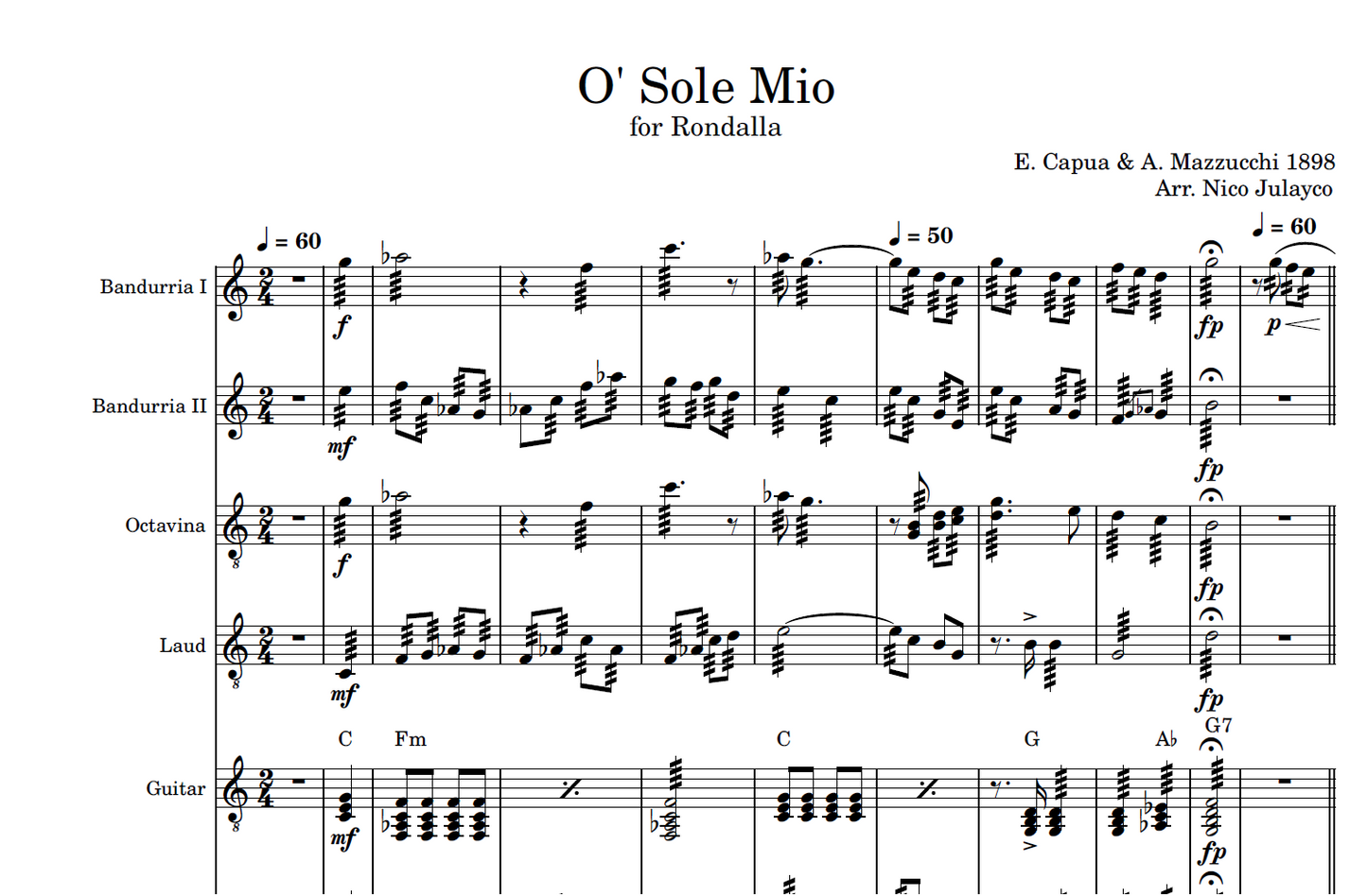 O Sole Mio
